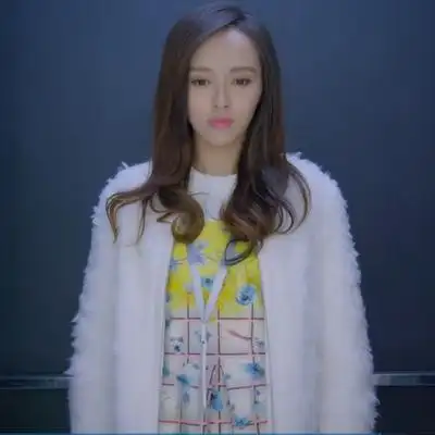 [最后一天] 2015秋冬新款克拉恋人唐嫣米朵同款白色毛呢外套中长款毛