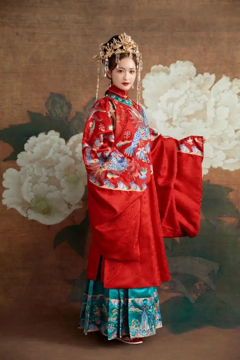 6款绝美汉服花嫁婚服|一眼万年原创汉服婚纱 78汉服婚服作为民俗