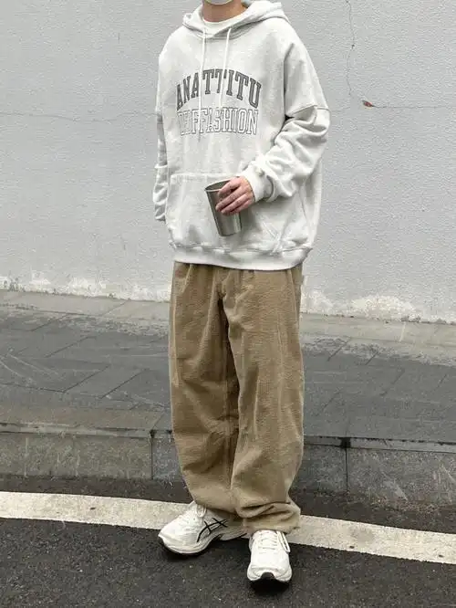 ootd日系cityboy穿搭卡其色男生穿搭