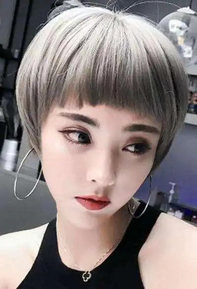 精剪韩式波波头抓住时尚才够辣极力推出自然美少女短发造型