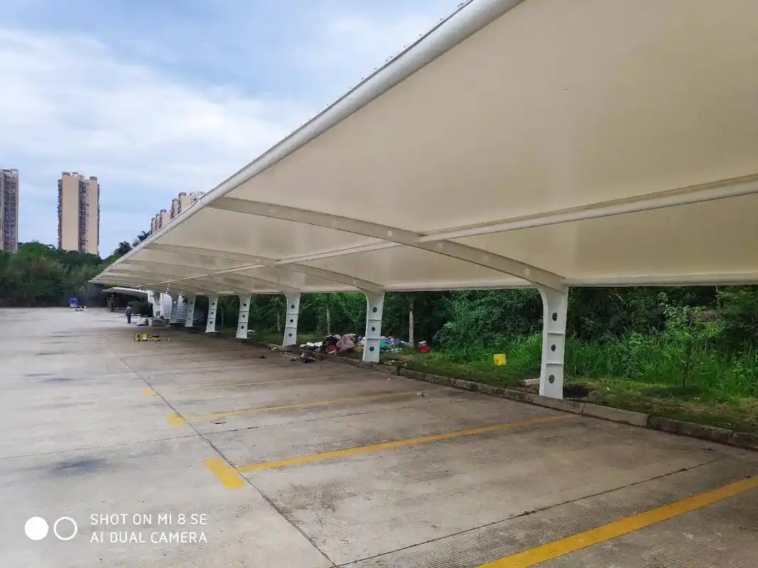 车棚 #建筑工程 #钢结构工程 #停车棚 #充电棚 #工程 - 抖音