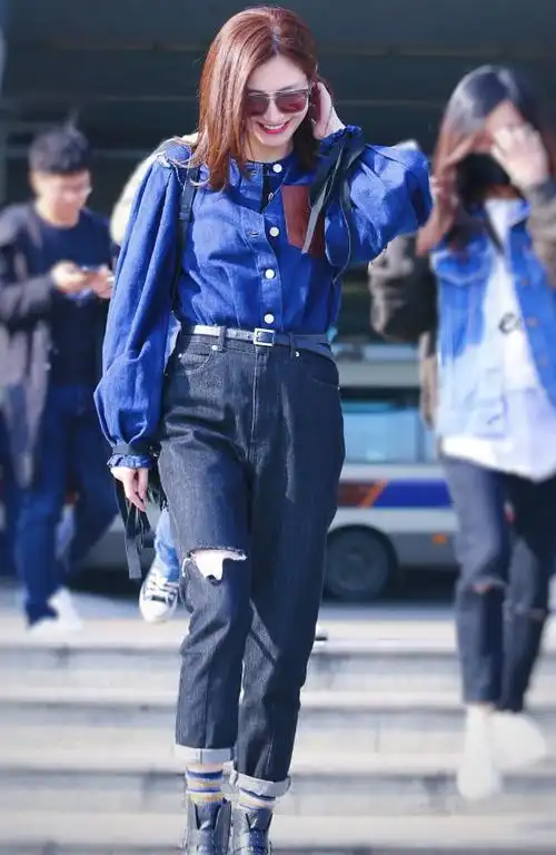 江疏影将"粘粘马丁靴"带入了江湖,时隔多年,终于又要火了!