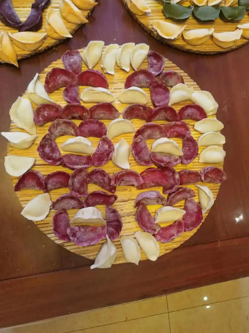 喜结良缘百年好合早生贵子#好吃又好看的花朵饺子 - 抖音