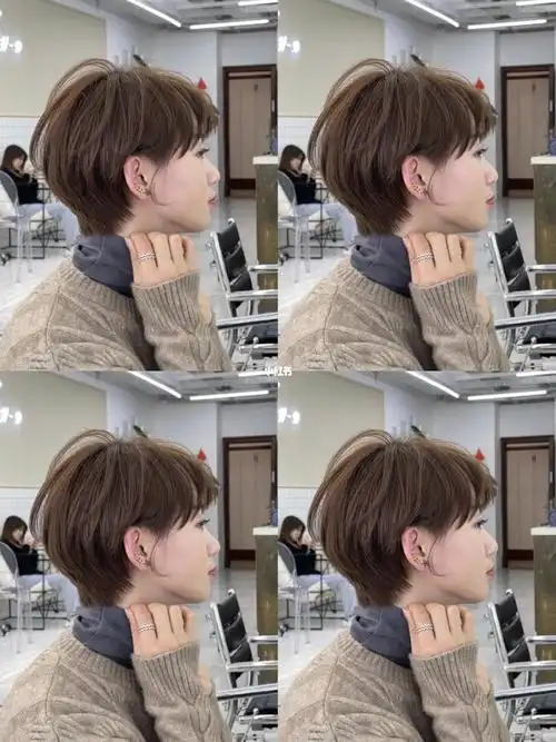 减龄蓬松的短发发型推荐适合圆脸方脸短发