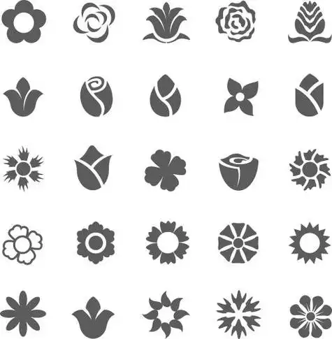 玫瑰符号花符号大全花样符号类