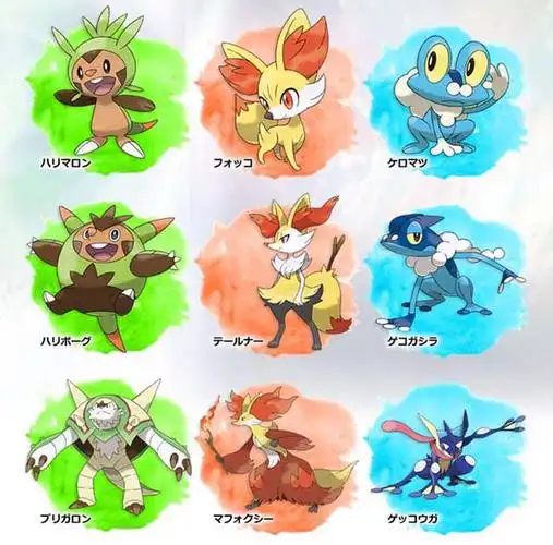 口袋妖怪xy御三家最终进化形态确定