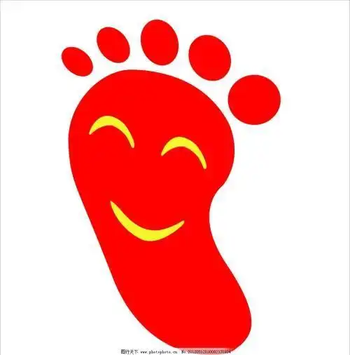 可爱卡通脚板简笔画脚印简笔画怎么画脚印简笔画好看手脚印简笔画脚板