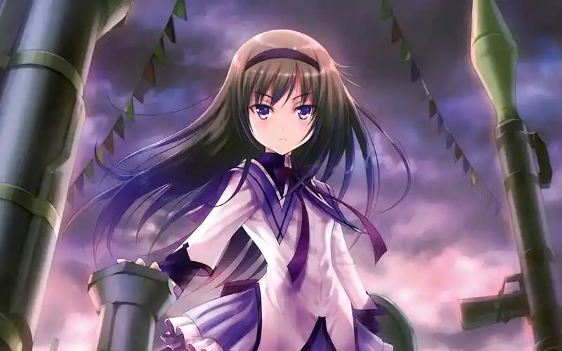 黑长直动漫少女