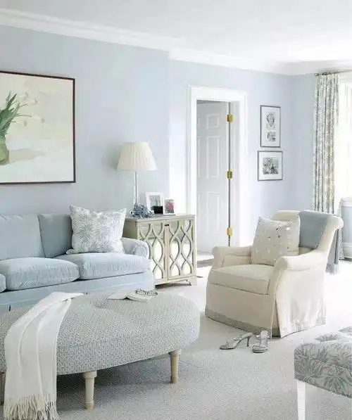 小清新风格别墅客厅装修图片