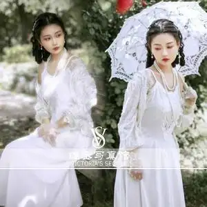 影楼新款金粉世家白秀珠大小姐同款 民国风写真主题复古演出服装