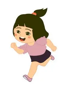 正45度角跑步动作人物运动规律逐帧动画flash源文件animate