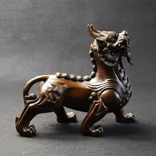 酒柜貔貅摆件一对皮丘工艺家居装饰品办公室客厅纯铜摆设招财风水