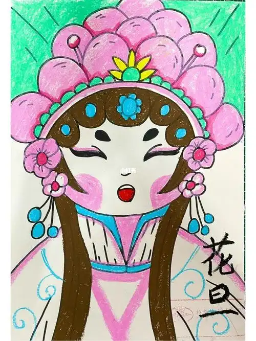 国风主题创作花旦