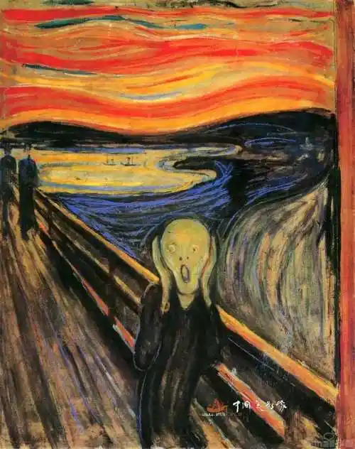 求一幅诡异抽象,面部扭曲的画! 一个大背景一张大的脸!不是呐喊!