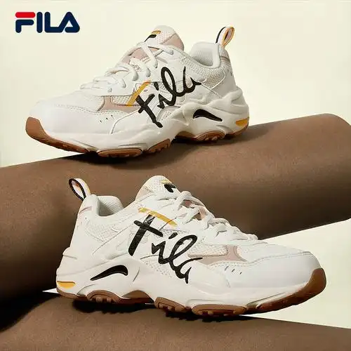 闪电鞋跑步鞋时尚休闲舒适运动鞋斐乐官方女鞋老爹鞋秋季fila
