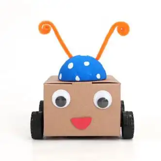 昂沐儿童废品做手工简单扫地机器人科技小制作发明科学实验diy环保手