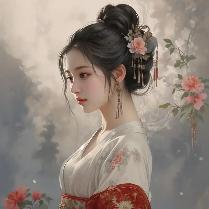 淡雅古风 95 真人女生头像 96 精选