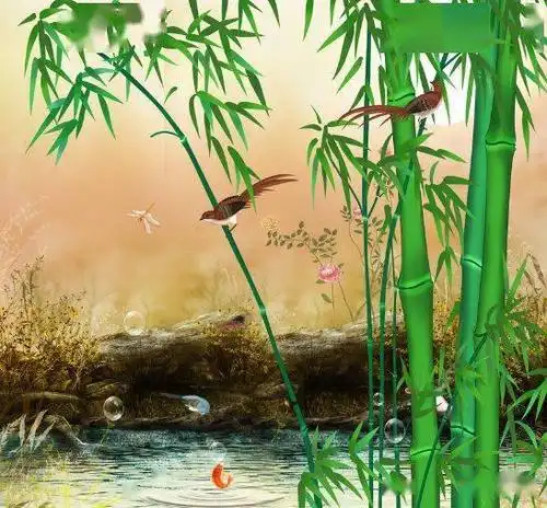 中老年头像大全竹报平安的微信头像祝你节节高升