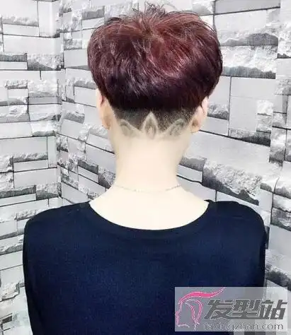 女士帅气刻痕短发酷炫吸睛回头率高