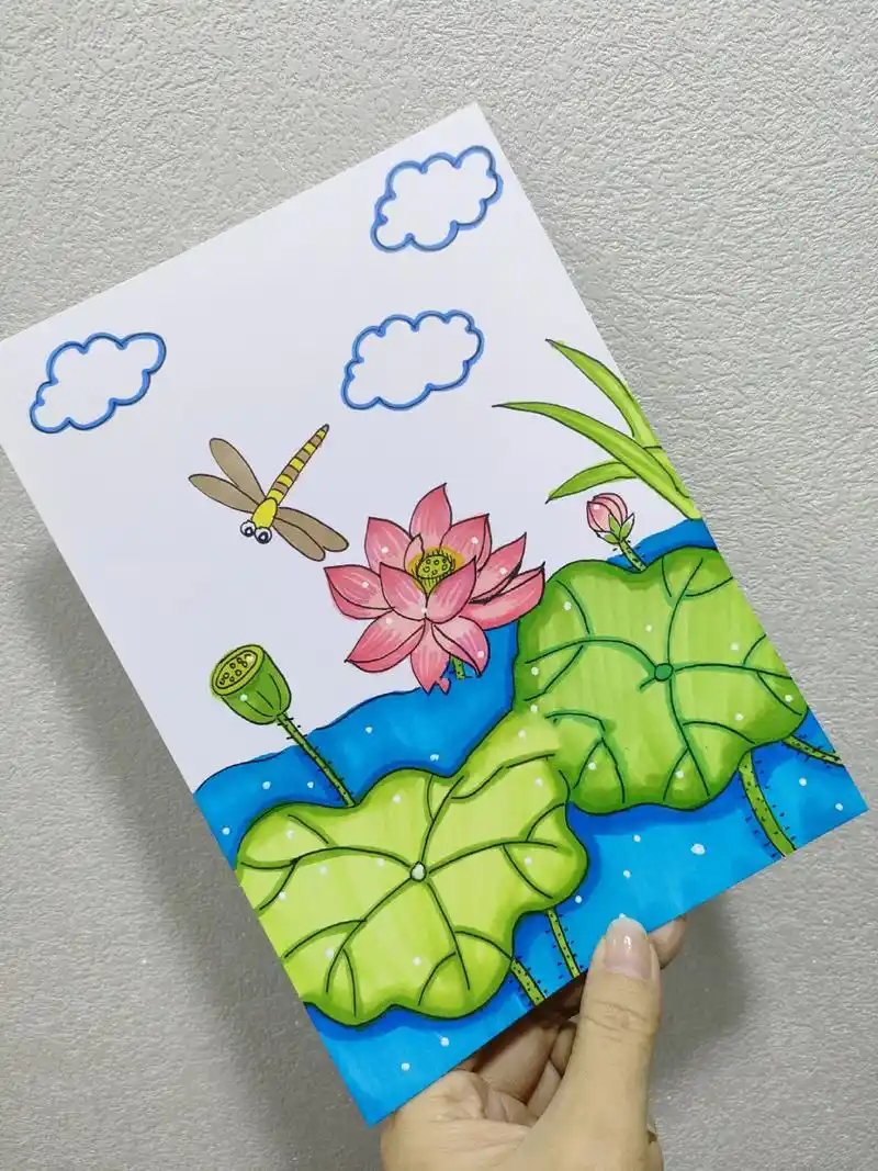 荷花简笔画 荷花简笔画