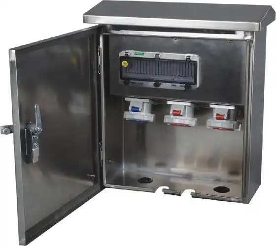 供应pc工业插座箱 电缆接线盒,欧式组合插座箱,大电流插座箱