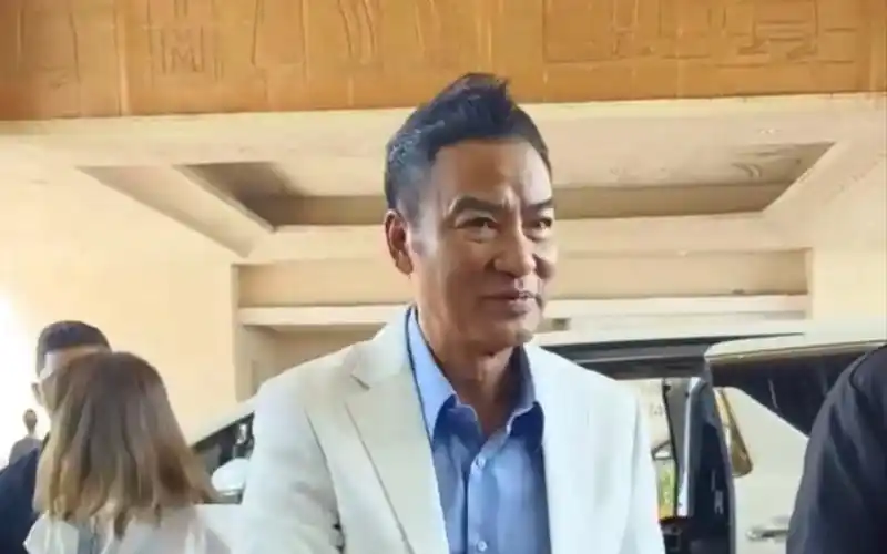 任达华出席活动气场拉满大哥范十足,68岁这状态真的好港星真抗老啊