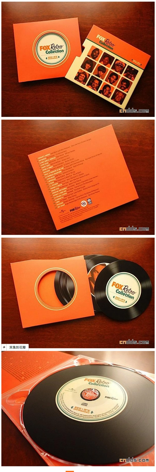 复古风格唱片包装设计1