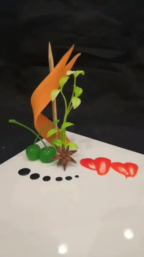 简单的盘饰一看就会