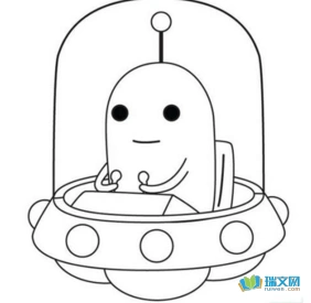 外星人简笔画卡通图片
