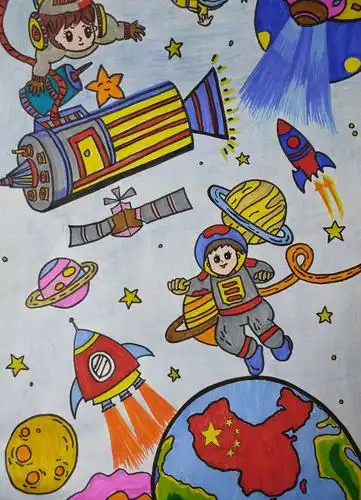 飞行的过往与未来——沙河街小学参加2020山西青少年航空绘画大赛小记