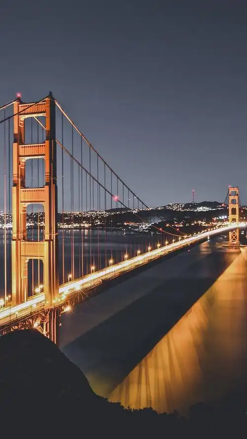 城市的夜景,风景-手机壁纸