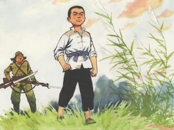 怀旧经典,著名连环画家高宝生的彩色连环画《小英雄雨来》高清版