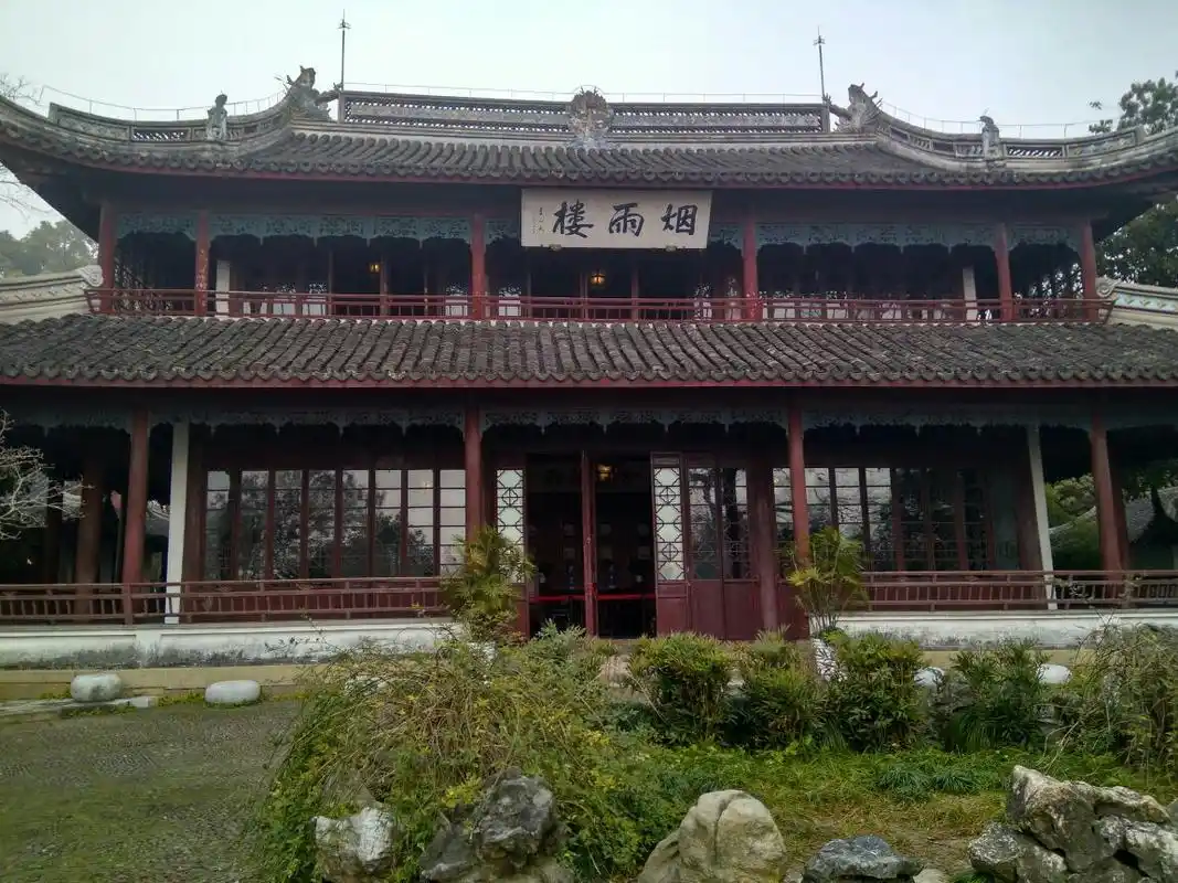 多少楼台烟雨中,金庸笔下的嘉兴烟雨楼,终于看见了,这座江南名楼,建在