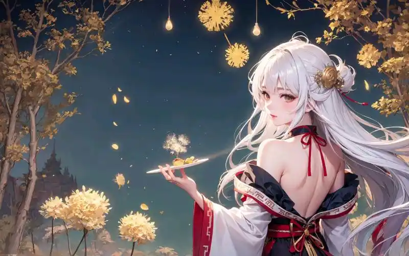 飘似羽逸如纱,秋来飞絮赴天涯|每张都是超美壁纸|56期ai绘图横屏