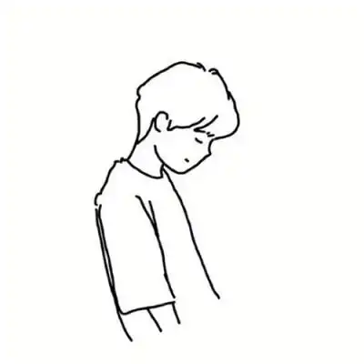 女生头像简约黑白