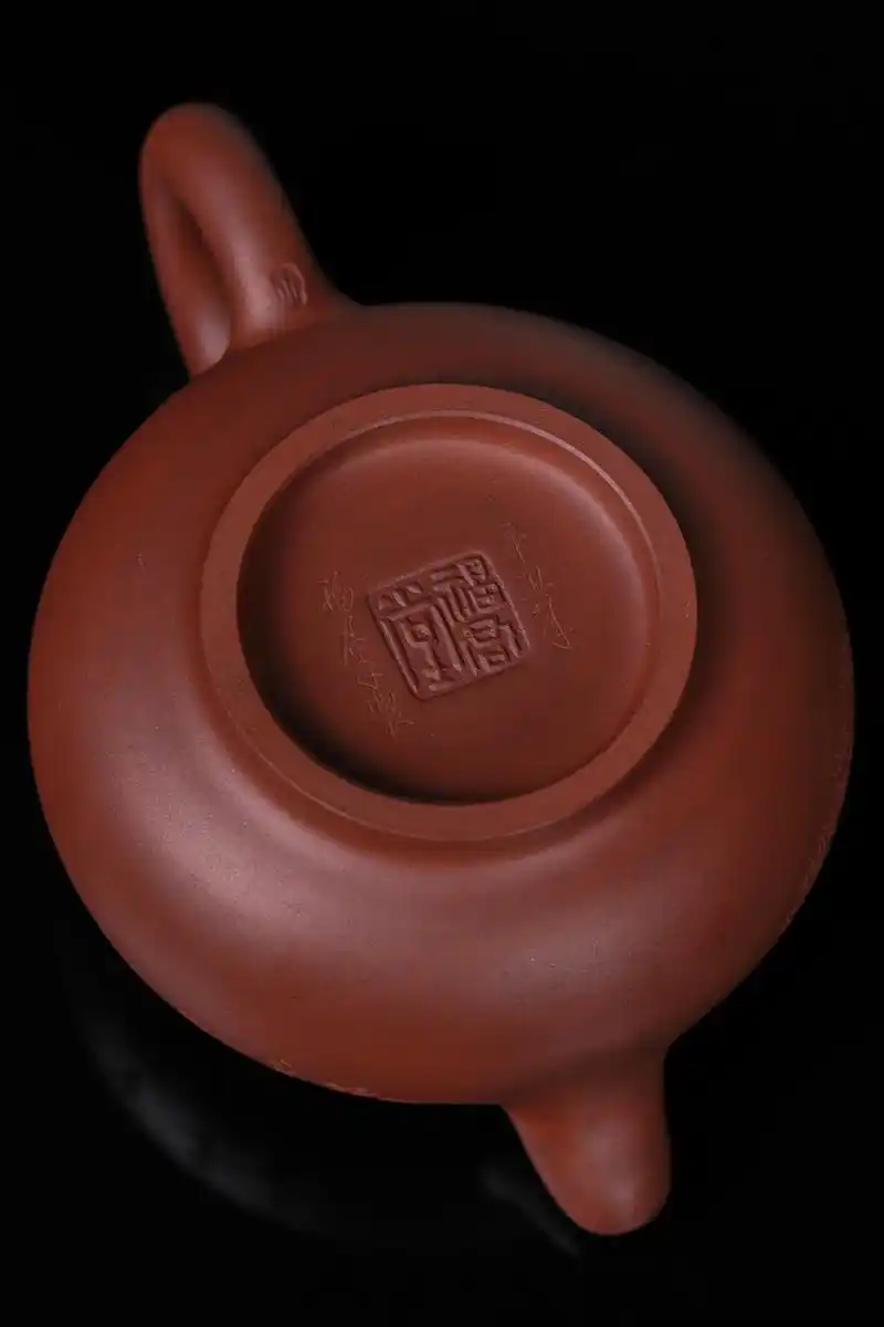 【漱泉壶(宏林刻)】 省大师王福君老师代表作 家藏"暖玉砂料",透气性