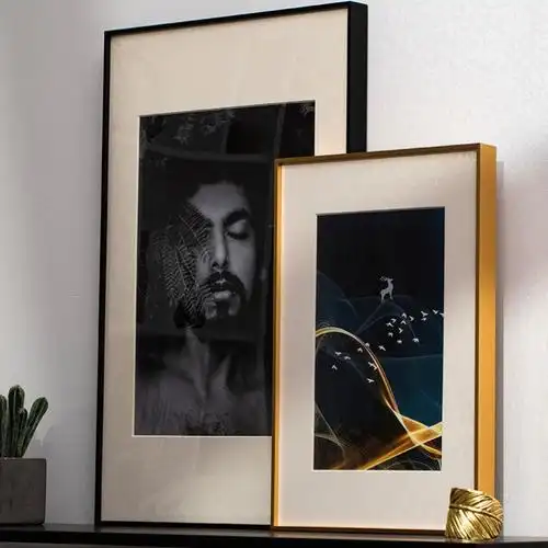 画框装裱铝合金相框a4营业执照框窄边画框十字绣钻石画字画装裱定制