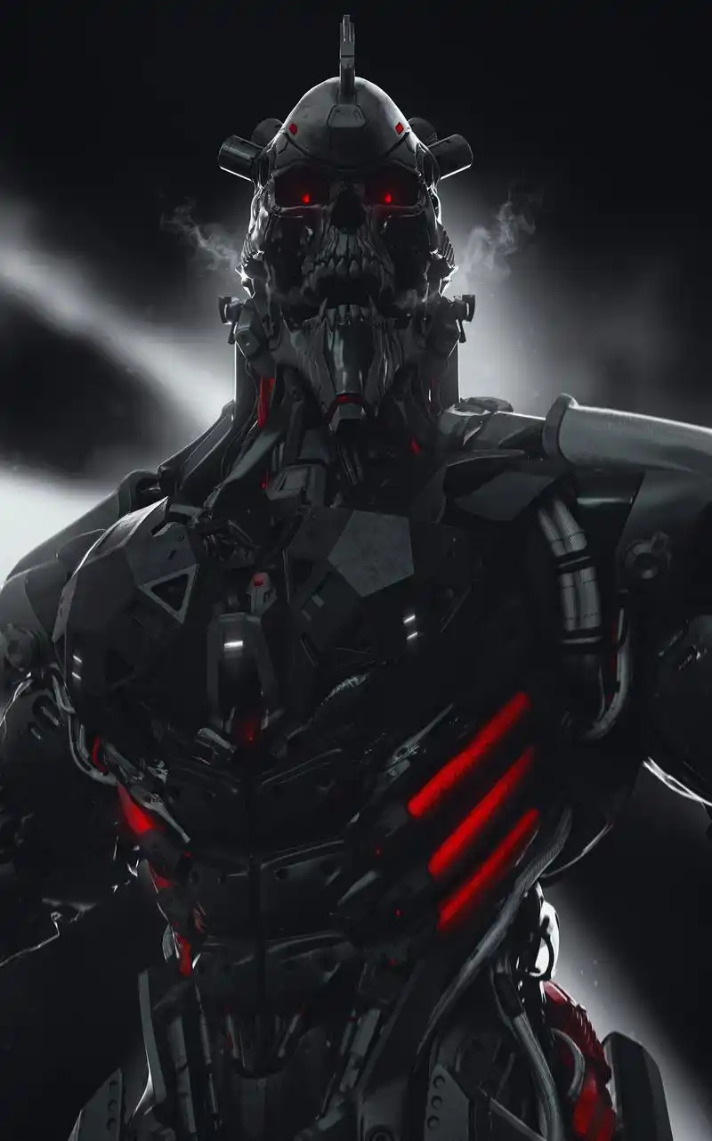 一组3d建模机甲作品!帅气的机械大块头!