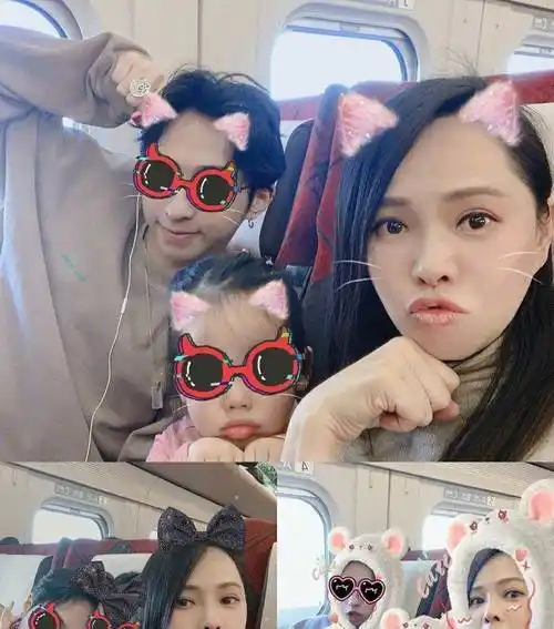 原创伊能静女儿米粒过生日低头许愿的样子超像秦昊夫妻俩的祝福超暖心