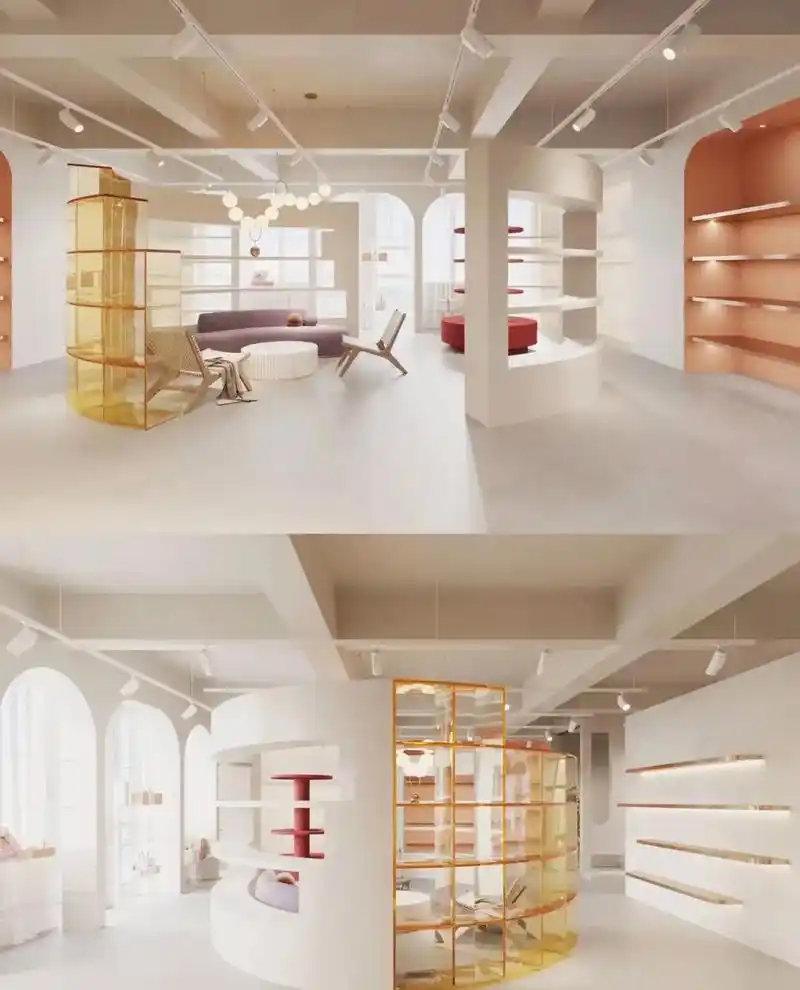 杭州伴手礼店铺装修设计案例.网红伴手礼店纸有礼高级伴手礼定制 - 抖