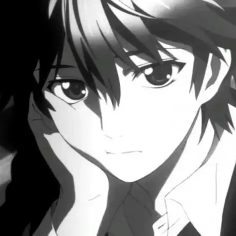 qq高冷二次元男生头像黑白 男生头像图片大全 -【爱个性】