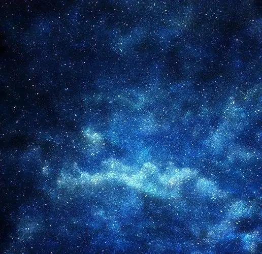 绚丽的蓝色星空背景高清图片