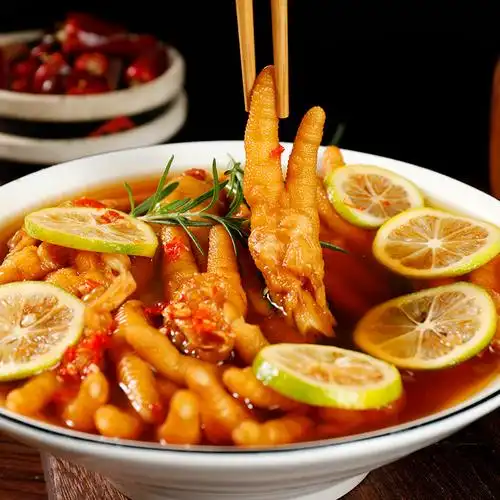 调料鸡爪无骨网红柠檬2袋泡椒鸡脚凤爪泡制复合调味汁