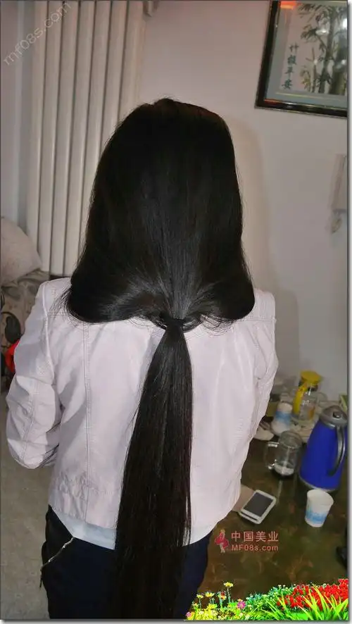 剪下女子过膝长发爱的边缘30617