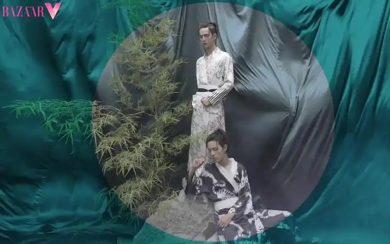 【时尚】王一博肖战 x 时尚芭莎电子刊