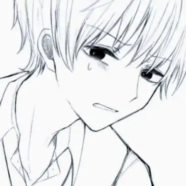 好看的动漫头像男生黑白请你用快乐救赎我
