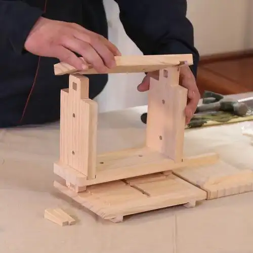 diy家用豆腐模具家庭厨房用自制豆腐框工具杉木豆腐盒可拆卸包邮