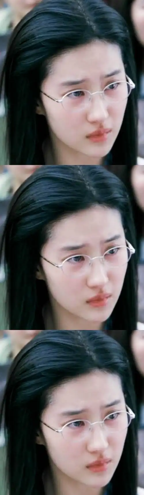 刘亦菲 戴眼镜的宋晓青学姐 2010电影《恋爱通告》