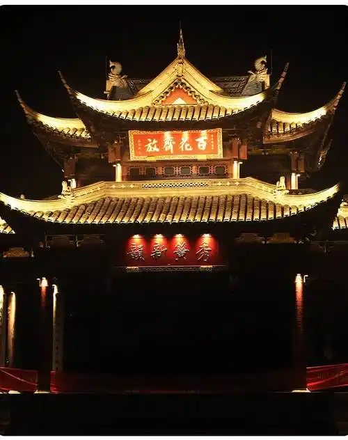 led瓦楞灯户外防水6w瓦片灯古建筑寺庙凉亭景观亮化月牙灯