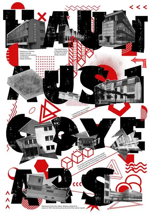 包豪斯100年|平面|海报|蒙rilck_原创作品-站酷zcool